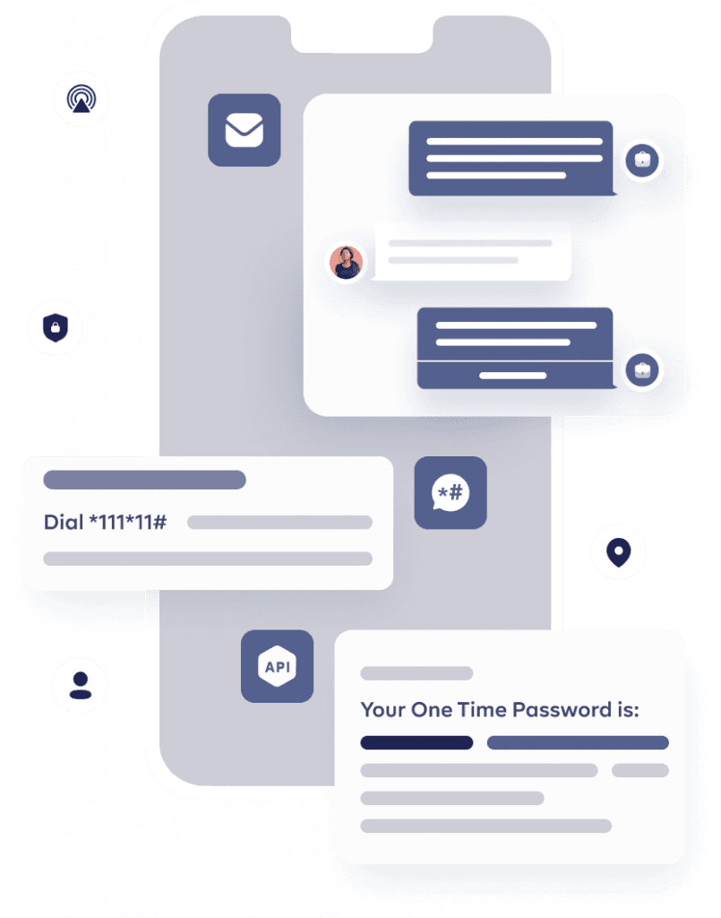 A visual illustration of a mobile content distribution